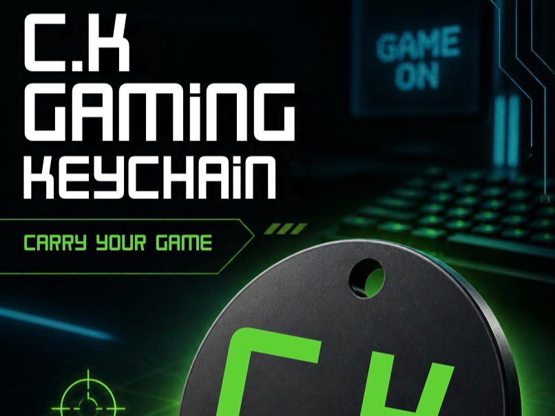 C.K gaming keychain 3D model
