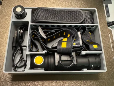 Armytek Wizard C2 Pro Max gridfinity case