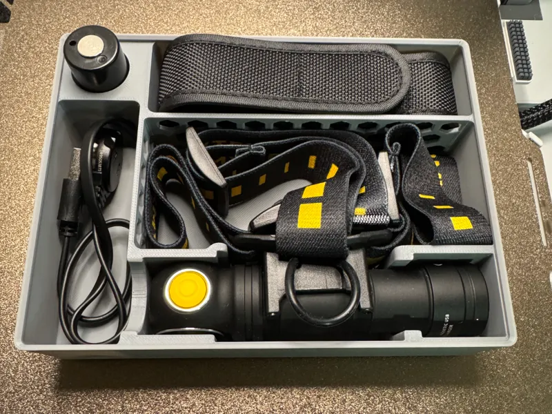 Armytek Wizard C2 Pro Max gridfinity case