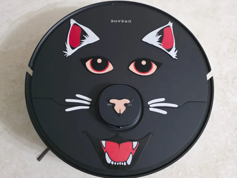 Vacuum robot cat eyes 2D