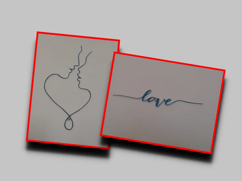 stencil kiss and love