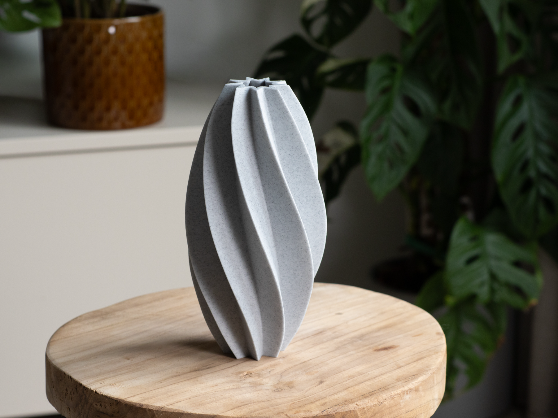 Vase ROSALIE - Elegant Spiral Vase