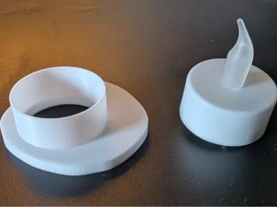 Lunar City Print Candle Adapter