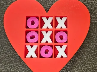 Heart Shaped TicTacToe