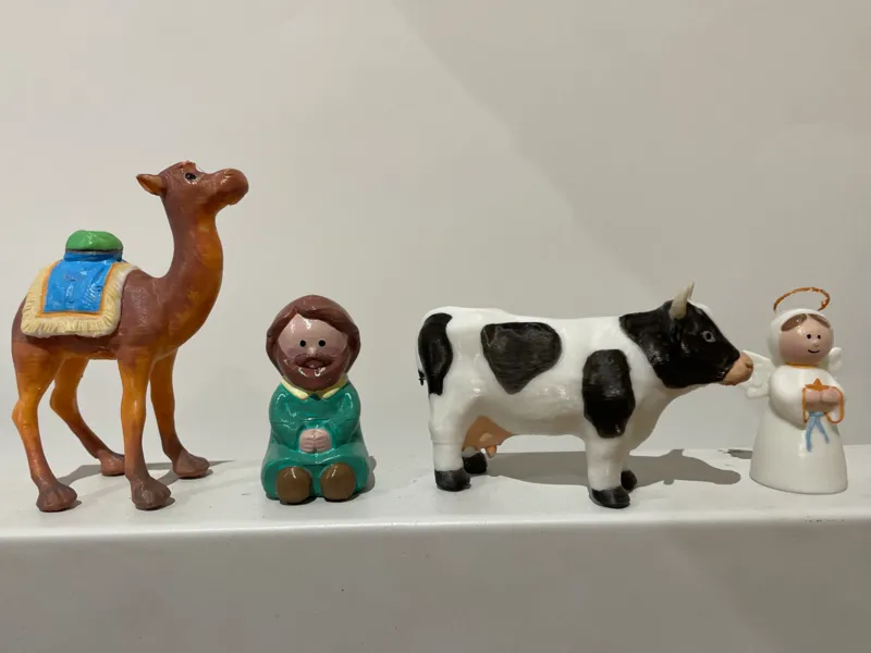 Figuras de Belen Infantil Camello Angel Vaca