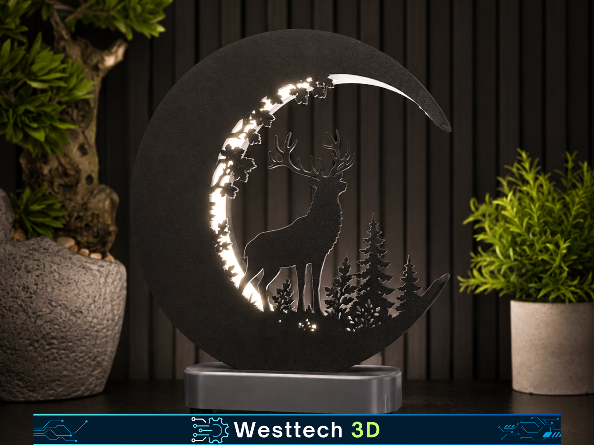 Mond Lampe - 1