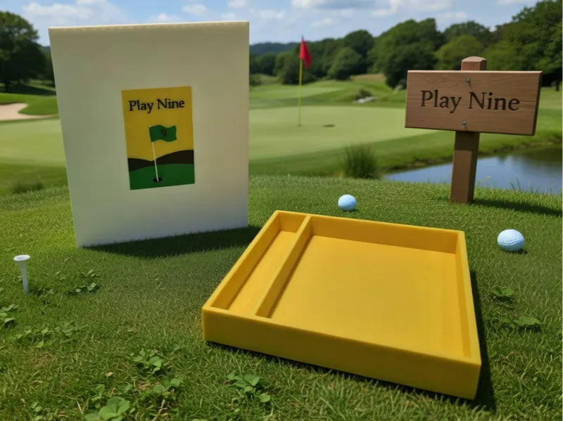 Play Nine Score Pad and Pencil Holder