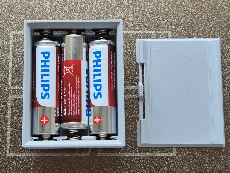AAx3 Battery Compartment Module with Lid