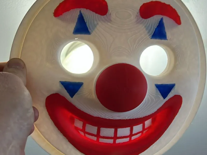 clown headlight cover