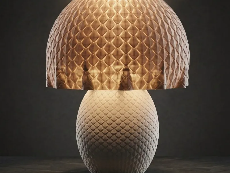Dragon Scale Mood Lamp - Support-Free 3D Pattern