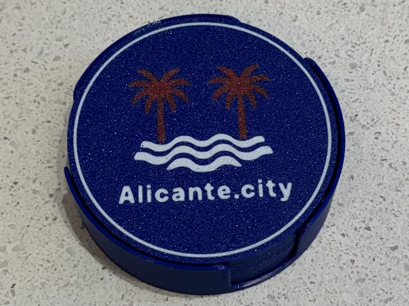 Coaster and Coaster Holder - Alicante.city