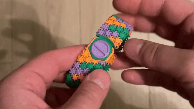 NASA Chainmail Fabric Bracelet w/ Clasp - 18 sizes view 2