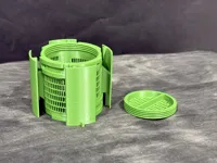 Desiccant container hub