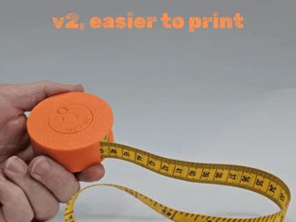 Soft tape measure case v2- Hidden handle -10 ft/3m