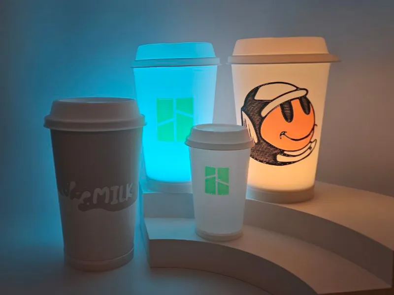 Customisable Takeaway Cup - Lamp Kit