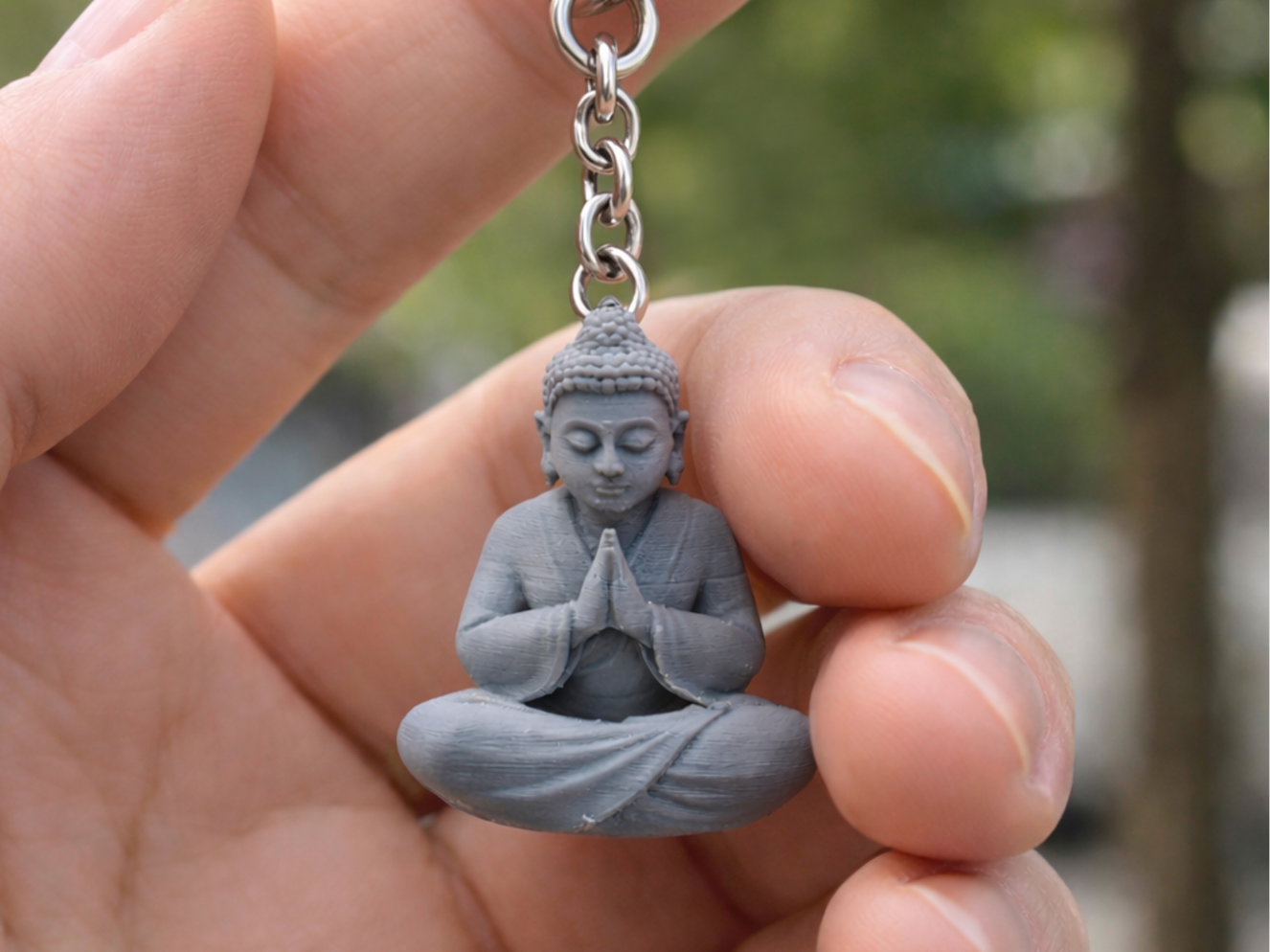 Pocket Buddha – Tiny Meditating Keychain or Decor