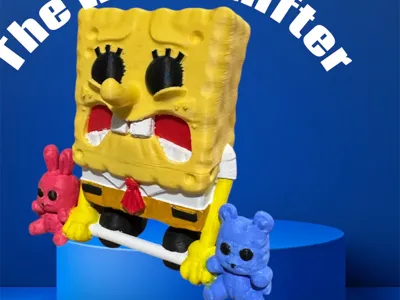 Spongebob weightlifter