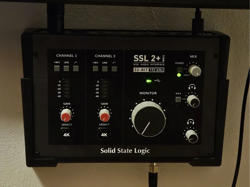 Wall Mount for Solid State Logic SSL 2+ MKII