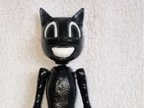 articulated cartoon cat read the description pls