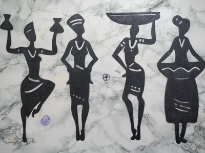 African Woman Wall decor
