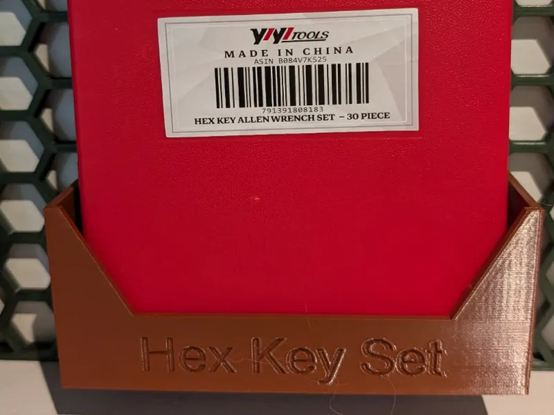 Hex Key Holder for HSW Wall
