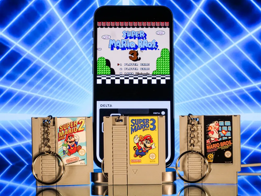NES Game Cart Tap-to-Play Mini NFC Retro Keychain! by Powerpill.prints ...