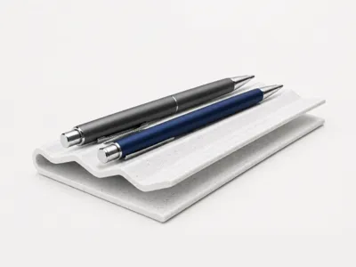 WaveDock – Minimalist Pen Holder