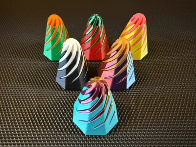 Spiral Impossible Pass-Through Octagon Fidget
