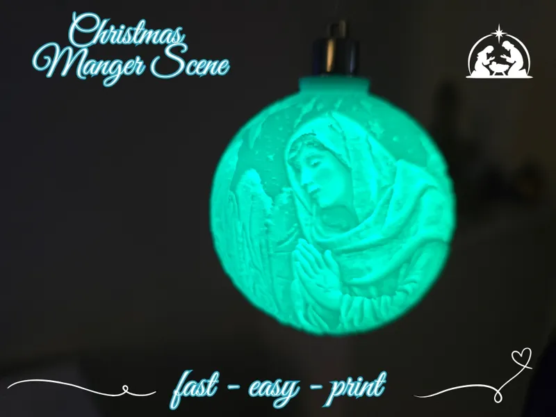Tree Ornament Manger Scene Polarlight
