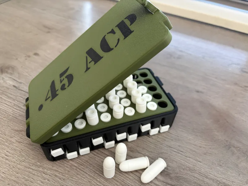 45ACP ammo LIFTING BOX 50 rounds