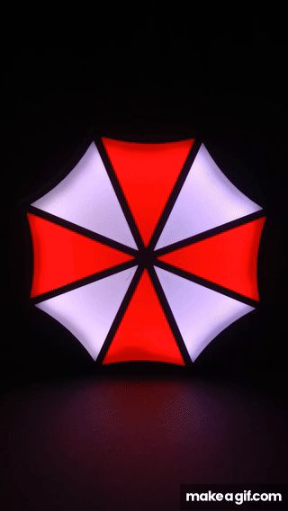 Resident evil umbrella led light