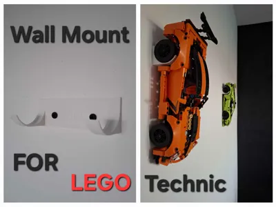 Wall Mount for Technic Cars