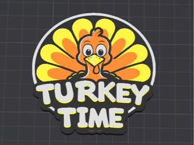 Thanksgiving Turkey Coaster