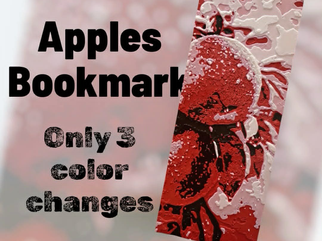 Teacher Appreciation gift Apples bookmark