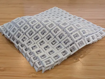 Chainmail Fabric Print-in-Place