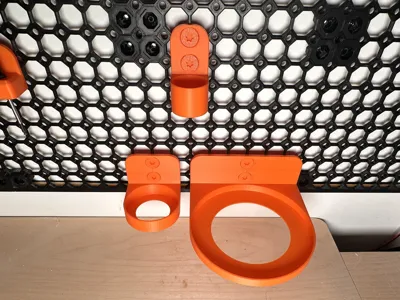 Round Holder for Multiboard or wall mounting)