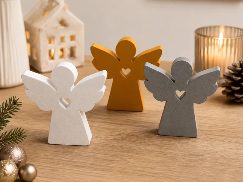 Engel mit Herz – Moderne Weihnachtsdekoration