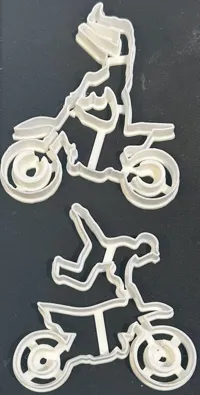 Emporte-pièces motard cascadeur — photo 3