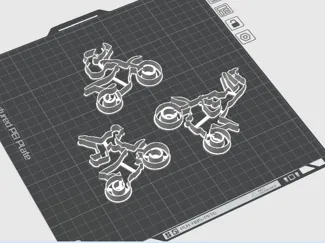 Stunt rider cookie cutters