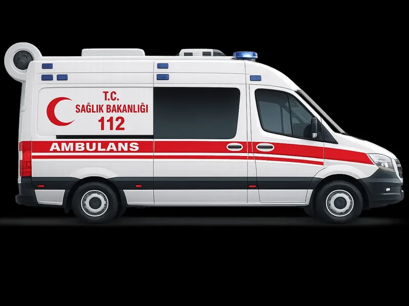 turk ambulans keychain