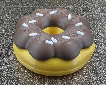Llavero: Sweet Chocolate Donut Keychain — vista de referencia 3