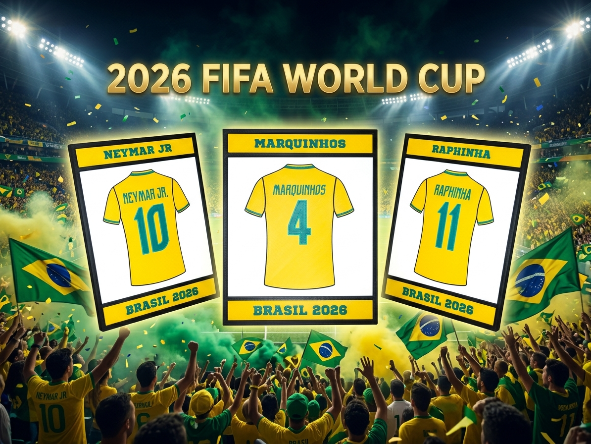 Football Jersey Display– 2026 World Cup Brazil