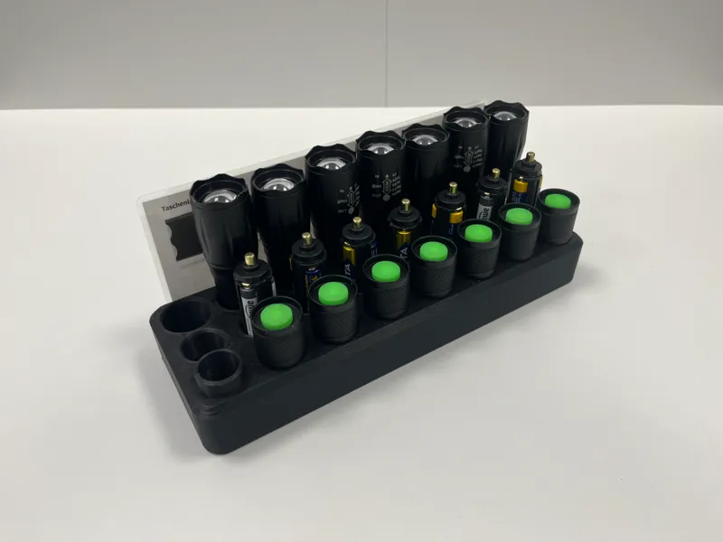 Tray for flash lights