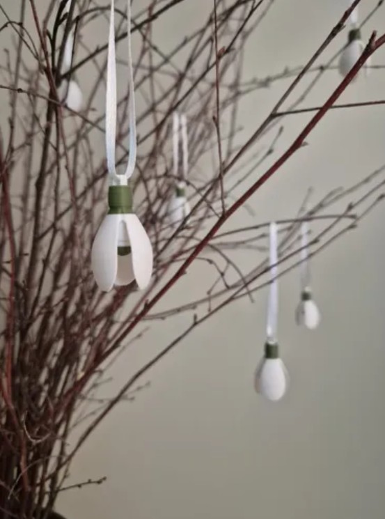 Miniatura 2 do modelo 3D Snowdrop Spring Decoration