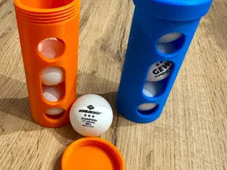 Schraub-Tube für 3 Tischtennisbälle