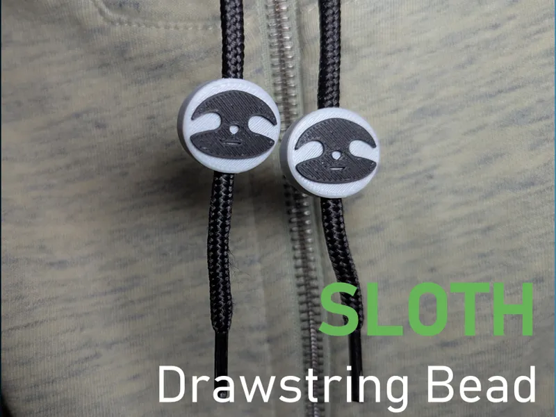 Sloth - Drawstring Bead