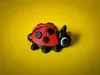 Ladybug Keychain, Multicolor