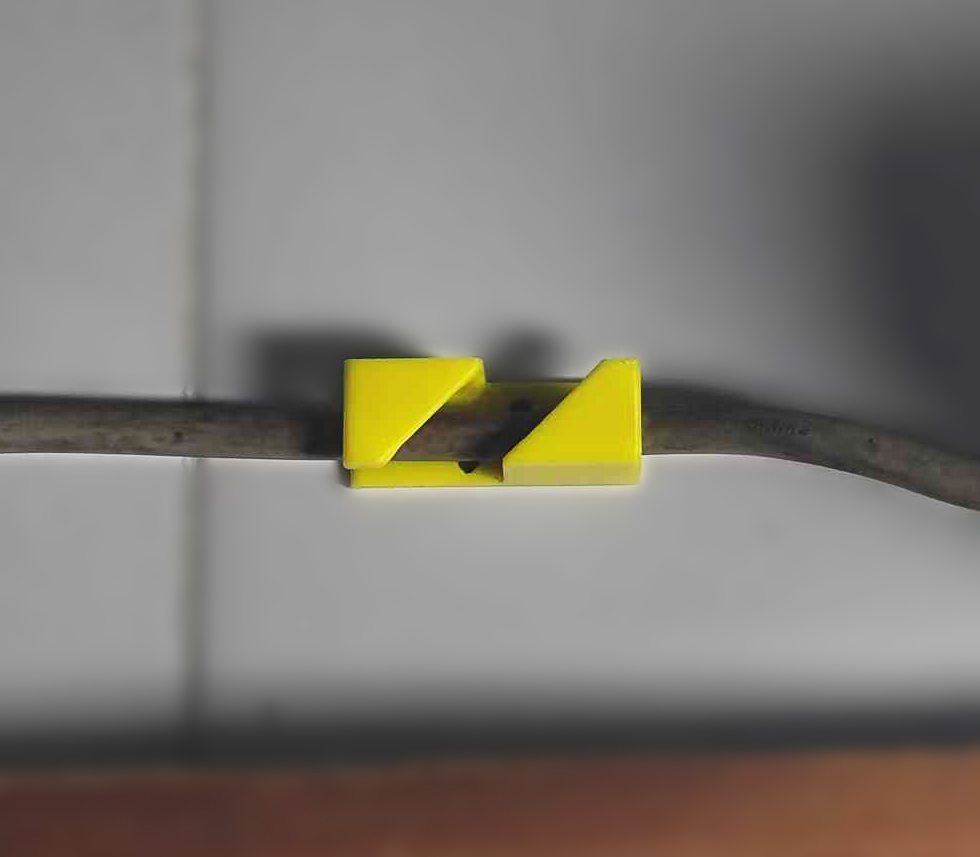 Miniatura 5 do modelo 3D 可定制参数化线缆固定夹，实用神器，适配任意粗细线材管材，线缆管理理线DIY必备