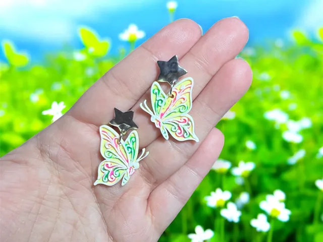 Pendientes mariposa