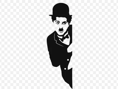 Charlie Chaplin wall or door art stencil